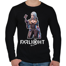 PRINTFASHION Farlight84 - Lucinda - Férfi hosszú ujjú póló - Fekete férfi póló