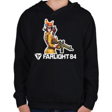PRINTFASHION Farlight84 - Maggie - Gyerek kapucnis pulóver - Fekete