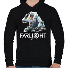 PRINTFASHION Farlight84 - Watchman - Férfi kapucnis pulóver - Fekete