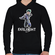 PRINTFASHION Farlight84 - Yong - Férfi kapucnis pulóver - Fekete