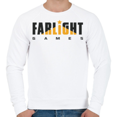 PRINTFASHION Farlight games - Férfi pulóver - Fehér