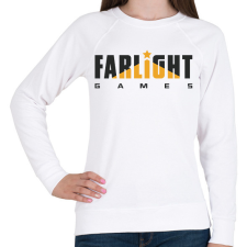 PRINTFASHION Farlight games - Női pulóver - Fehér női pulóver, kardigán