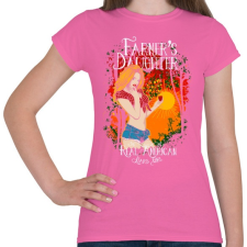 PRINTFASHION Farmerek lánya - Női póló - Rózsaszín női póló