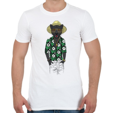 PRINTFASHION Fashion Panther - Férfi póló - Fehér