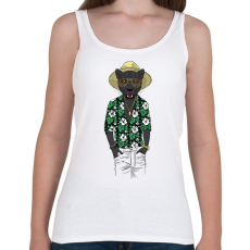 PRINTFASHION Fashion Panther - Női atléta - Fehér