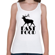 PRINTFASHION Fast food - Női atléta - Fehér