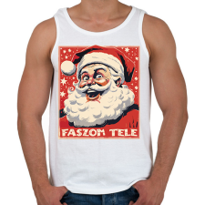 PRINTFASHION Faszom tele - Férfi atléta - Fehér atléta, trikó