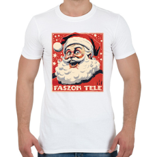 PRINTFASHION Faszom tele - Férfi póló - Fehér