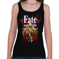PRINTFASHION Fate stay night - Női atléta - Fekete női trikó