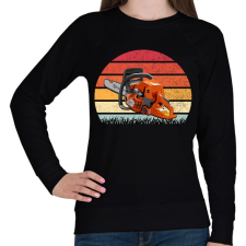 PRINTFASHION Favágó / Láncfűrész - Női pulóver - Fekete női pulóver, kardigán