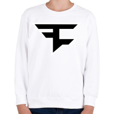 PRINTFASHION Faze Clan logo - Gyerek pulóver - Fehér gyerek pulóver, kardigán