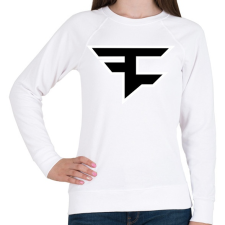 PRINTFASHION Faze Clan logo - Női pulóver - Fehér női pulóver, kardigán
