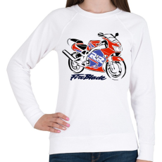 PRINTFASHION fb2 - Női pulóver - Fehér