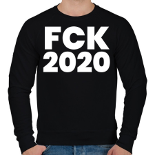PRINTFASHION Fck 2020 - Férfi pulóver - Fekete férfi pulóver, kardigán