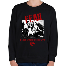 PRINTFASHION FEAR - Gyerek pulóver - Fekete
