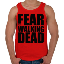 PRINTFASHION Fear the Walking Dead - Férfi atléta - Piros atléta, trikó