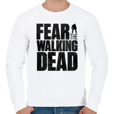 PRINTFASHION fear the walking dead - Férfi pulóver - Fehér férfi pulóver, kardigán