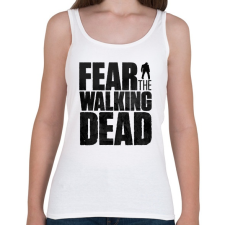 PRINTFASHION fear the walking dead - Női atléta - Fehér női trikó