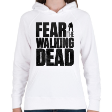 PRINTFASHION fear the walking dead - Női kapucnis pulóver - Fehér női pulóver, kardigán