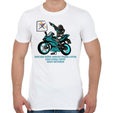 PRINTFASHION Fehér herceg fasza csávó - Férfi póló - Fehér