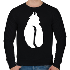 PRINTFASHION fehér kávébabcica - Férfi pulóver - Fekete férfi pulóver, kardigán