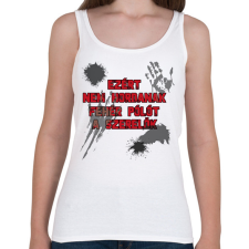 PRINTFASHION Fehér póló - Női atléta - Fehér női póló