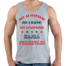 PRINTFASHION Fehérvár - Férfi atléta - Sport szürke atléta, trikó