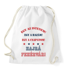 PRINTFASHION Fehérvár - Sportzsák, Tornazsák - Fehér tornazsák
