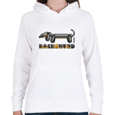 PRINTFASHION Fekete-cser lufitacskó - Női kapucnis pulóver - Fehér női pulóver, kardigán