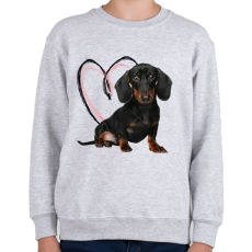 PRINTFASHION fekete cser tacsi - Gyerek pulóver - Sport szürke