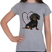 PRINTFASHION fekete cser tacsi - Női póló - Sport szürke női póló