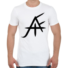 PRINTFASHION fekete jafi szimbólum - Férfi póló - Fehér férfi póló