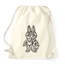 PRINTFASHION Fekete Labubu - Sportzsák, Tornazsák - Natúr tornazsák