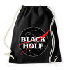 PRINTFASHION Fekete lyuk NASA paródia - Sportzsák, Tornazsák - Fekete