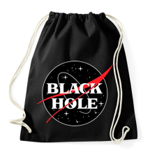 PRINTFASHION Fekete lyuk NASA paródia - Sportzsák, Tornazsák - Fekete tornazsák