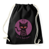 PRINTFASHION Fekete macskás ajándék péntek 13-ra - Sportzsák, Tornazsák - Fekete