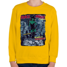PRINTFASHION Fekete mágia - Gyerek pulóver - Sárga