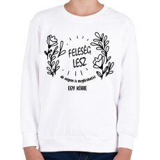 PRINTFASHION Feleség lesz - Gyerek pulóver - Fehér