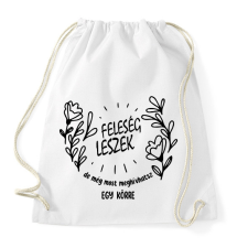 PRINTFASHION Feleség leszek - Sportzsák, Tornazsák - Fehér tornazsák