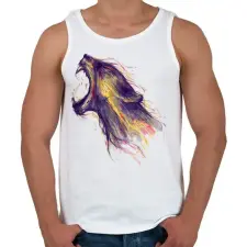 PRINTFASHION Fellobban - Férfi atléta - Fehér atléta, trikó