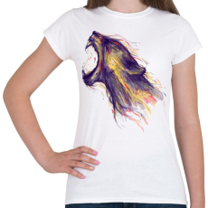 PRINTFASHION Fellobban - Női póló - Fehér