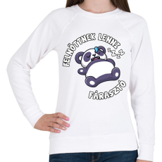 PRINTFASHION Felnőttnek lenni fárasztó - Női pulóver - Fehér