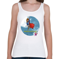 PRINTFASHION feltoltes - Női atléta - Fehér női trikó