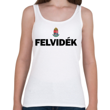 PRINTFASHION Felvidék - Női atléta - Fehér női trikó