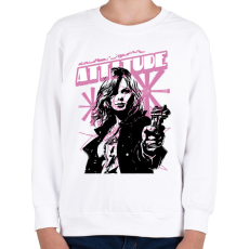 PRINTFASHION Feminista - Gyerek pulóver - Fehér