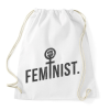 PRINTFASHION Feminista - Sportzsák, Tornazsák - Fehér