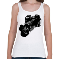 PRINTFASHION Fényképezőgép  - Női atléta - Fehér