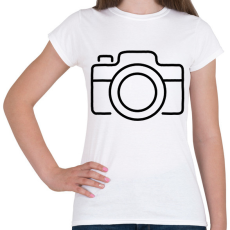 PRINTFASHION fényképezőgép  - Női póló - Fehér