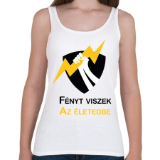 PRINTFASHION Fényt viszek az életedbe - Női atléta - Fehér női trikó