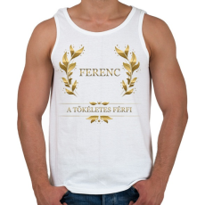 PRINTFASHION Ferenc - Férfi atléta - Fehér